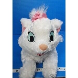 Disney Parks The Aristocats Laying Marie Plush 15" White Kitty Cat StuffedAnimal